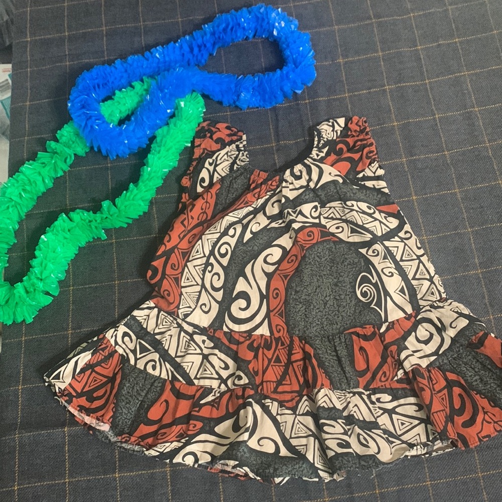 Hawaiian dress girl toddler